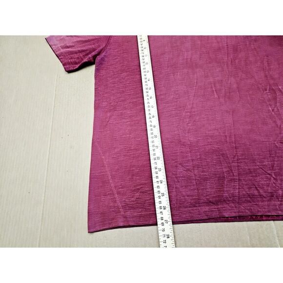 Lululemon Metal Vent Tech Short Sleeve Men's Size Medium Red - Picture 7 of 15